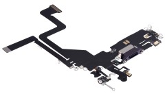 Gniazdo ładowania złącze USB mikrofon do Apple iPhone 14 Pro, fioletowe