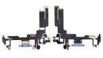 Gniazdo ładowania złącze USB mikrofon do Apple iPhone 14, niebieskie