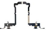 HQ Gniazdo ładowania złącze ładowania USB mikrofon do iPhone XS MAX, Czarne
