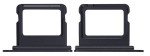 Szufladka tacka uchwyt karty SIM do iPhone 17, Czarna