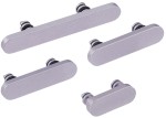 Przyciski Power i Volume i Action guzik do iPhone 17 (Lawendowe)