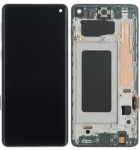 Wyświetlacz LCD TFT z ramką do Samsung Galaxy S10 (SM-G973) czarny