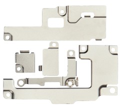 Metalowe blaszki na płycie głównej iPhone 16 Plus