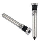 2x śrubki pentalobe dolne do iPhone 15 | 15 Plus | 15 Pro (Max) (białe)