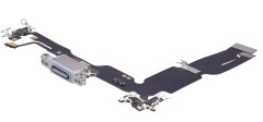 HQ Złącze ładowania USB do Apple iPhone 15, Czarne (Black)