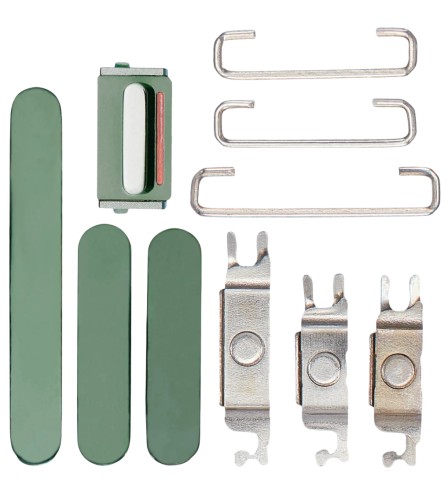 Przyciski Power i Volume i Switch guzik do iPhone 13 Pro (Max) Zielone