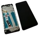 HQ Wyświetlacz LCD ekran z ramką do Motorola Moto G14, czarny