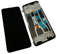 HQ Wyświetlacz LCD ekran z ramką do Realme Note 50, czarny