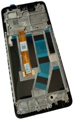 HQ Wyświetlacz LCD ekran z ramką do Oppo A98 5G, czarny