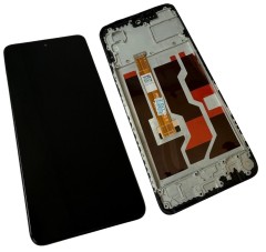 HQ Wyświetlacz LCD ekran z ramką do Oppo A80 5G, czarny