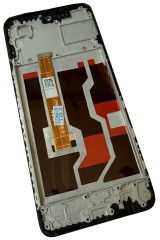 HQ Wyświetlacz LCD ekran z ramką do Oppo A80 5G, czarny