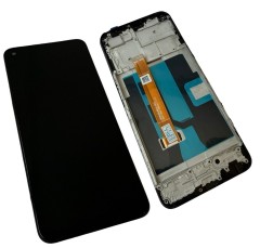 HQ Wyświetlacz LCD ekran z ramką do Oppo A74 | A54, czarny
