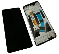 HQ Wyświetlacz LCD ekran z ramką do Oppo A60 5G | A3 5G, czarny