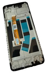 HQ Wyświetlacz LCD ekran z ramką do Oppo A60 5G | A3 5G, czarny