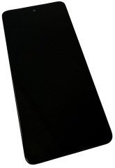 HQ Wyświetlacz LCD ekran z ramką do Oppo A60 4G, czarny