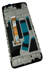HQ Wyświetlacz LCD ekran z ramką do Oppo A57 4G, czarny