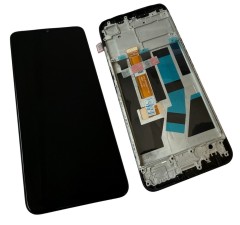 HQ Wyświetlacz LCD ekran z ramką do Oppo A54s, czarny