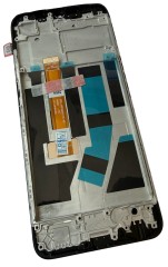 HQ Wyświetlacz LCD ekran z ramką do Oppo A54s, czarny