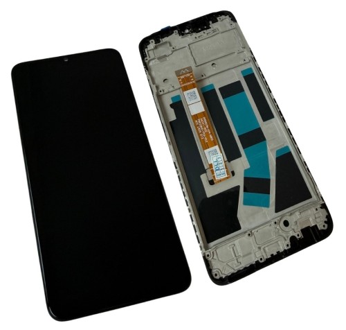 HQ Wyświetlacz LCD ekran z ramką do Oppo A18 | A38, czarny