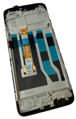 HQ Wyświetlacz LCD ekran z ramką do Oppo A17 | A17k 4G, czarny