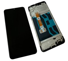 HQ Wyświetlacz LCD ekran z ramką do Oppo A15 | A15s, Czarny