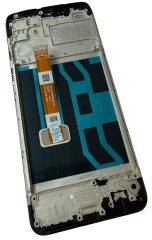 HQ Wyświetlacz LCD ekran z ramką do Oppo A15 | A15s, Czarny