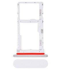 Szufladka tacka uchwyt na dwie karty Dual SIM do Sony Xperia 10 IV, biała