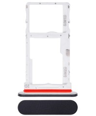 Szufladka tacka uchwyt na dwie karty Dual SIM do Sony Xperia 10 IV, czarna