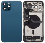 ORG Korpus Grade B oryginalny ramka+USB do iPhone 12 Pro Max, niebieski
