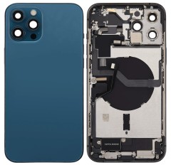 ORG Korpus Grade B oryginalny ramka+USB do iPhone 12 Pro Max, niebieski