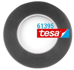 Taśma montażowa Tesa #61395 z pianki akrylowej dwustronna czarna 2mm x 25m