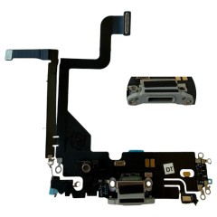 ORG Złącze ładowanie oryginalne demont do Apple iPhone 13 Pro, srebrne