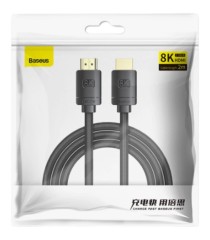 Kabel HDMI Baseus 8K & 60Hz /4K & 120Hz 2m, czarny