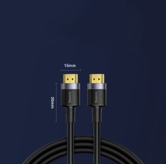 Kabel Baseus HDMI 2.0 4K 60Hz 3D 18 Gbps 3m czarny