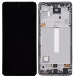 HQ Wyświetlacz OLED LCD 6.46" z ramką do Samsung Galaxy A52(S) 5G biały