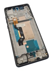 ORG Wyświetlacz oryginalny LCD z ramką Motorola Edge 60 Fusion (Niebieski)