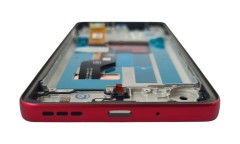 ORG Wyświetlacz oryginalny LCD z ramką Motorola Moto G86 Power (Czerwony)