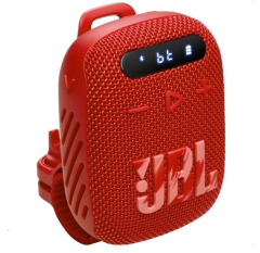 Głośnik Bluetooth+FM JBL Wind 3 5W Wodoodporny +uchwyt na rower/motor red