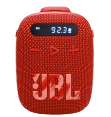 Głośnik Bluetooth+FM JBL Wind 3 5W Wodoodporny +uchwyt na rower/motor red