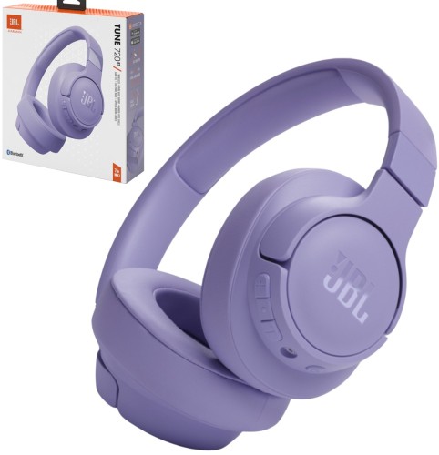 ORG Słuchawki Bezprzewodowe Bluetooth nauszne JBL Tune 720 BT, fioletowy
