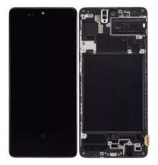 HQ Wyświetlacz Soft OLED LCD 6.67" z ramką Samsung Galaxy A71 4G (SM-A715)