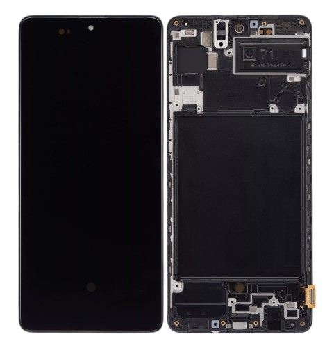 HQ Wyświetlacz Soft OLED LCD 6.67" z ramką Samsung Galaxy A71 4G (SM-A715)