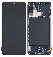 HQ Wyświetlacz LCD OLED z ramką do Samsung Galaxy A70 (SM-A705)
