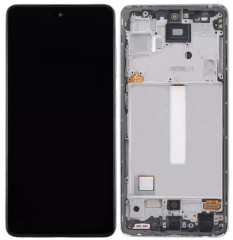 HQ Wyświetlacz OLED LCD 6.46" z ramką do Samsung Galaxy A52(S) 5G biały