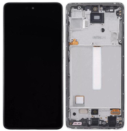 HQ Wyświetlacz OLED LCD 6.46" z ramką do Samsung Galaxy A52(S) 5G biały