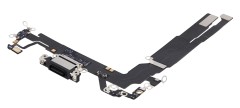 HQ Gniazdo ładowania USB złącze mikrofon do Apple iPhone 17 (czarne)