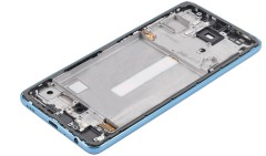 HQ Wyświetlacz LCD OLED 6.46" z ramką Samsung Galaxy A52 A52s 5G niebieski