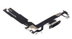 Gniazdo ładowania złącze USB mikrofon do Apple iPhone 16, czarne