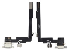 Gniazdo ładowania złącze USB mikrofon do Apple iPhone 16 Pro Max, białe