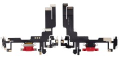 Gniazdo ładowania złącze USB mikrofon do Apple iPhone 14, czerwone